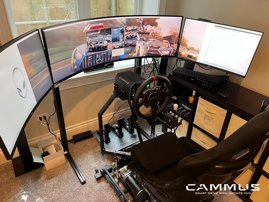 Mouvement automatique de volant de simulateur de voiture de course de jeu en ligne pour le PC