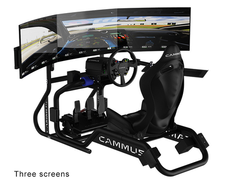 Écran Sim Motion Gaming Racing Simulator de triple de CAMMUS