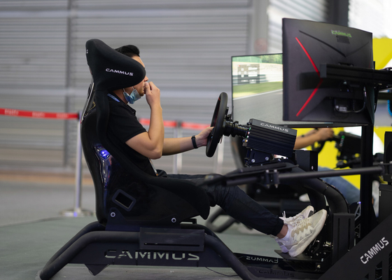 Moteur servo établi selon l'ergonomie Sim Racing Cockpit