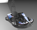La charge rapide électrique vont kart pro avec 4 roues conduisent la vitesse rapide adulte de sièges