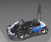 En emballant la batterie électrique de kart de pédale de Karting allez des karts pour le junior d'adultes d'enfants