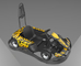 750w l'adulte Mini Go Kart, pédale Karting électrique vont kart pour des enfants